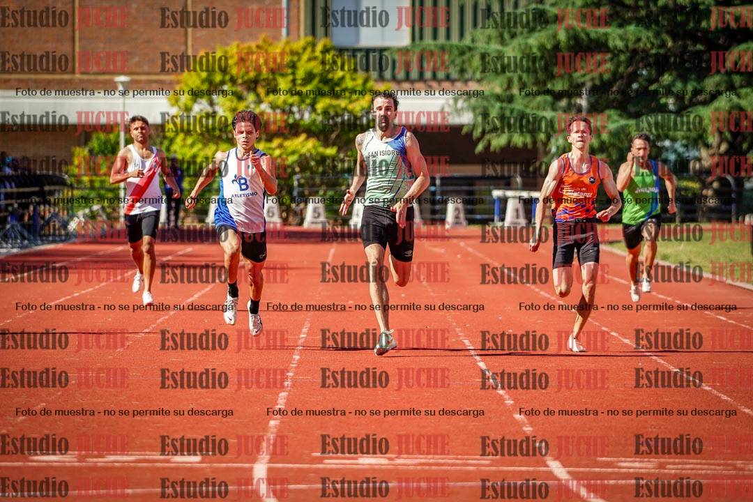Fotos de los 200 m llanos de varones