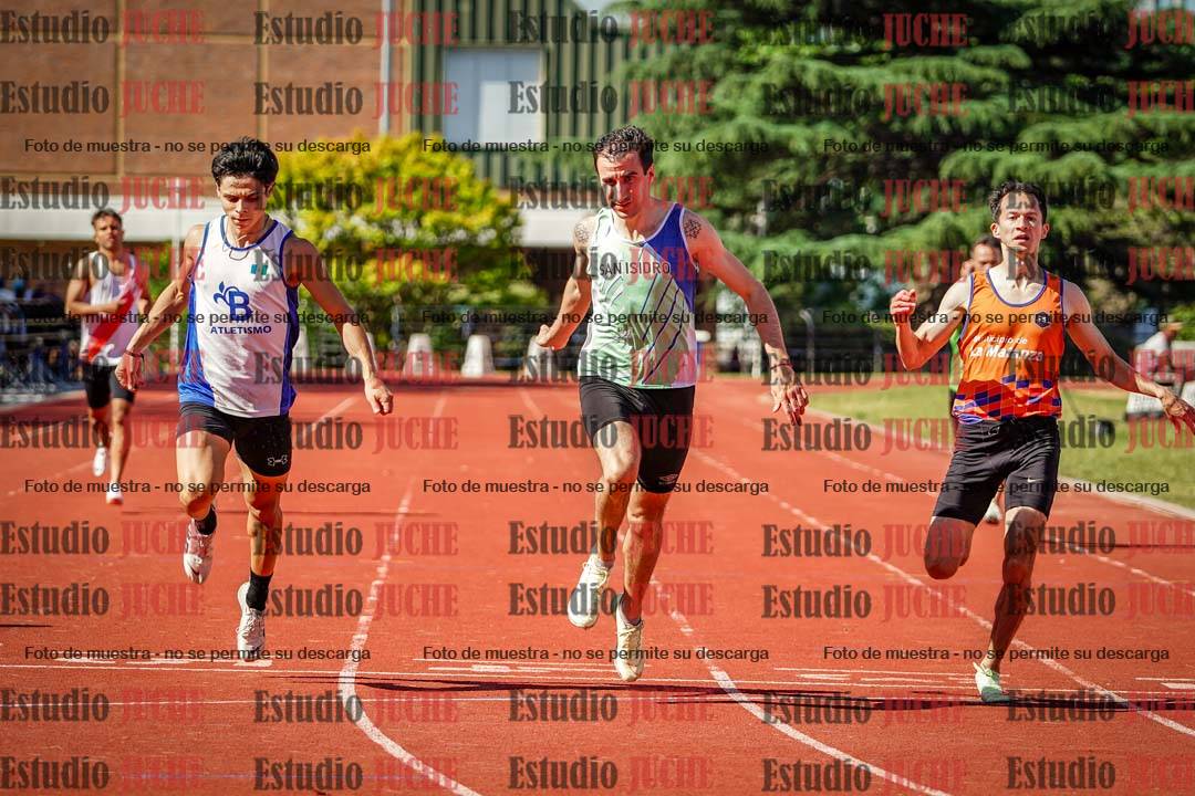 Fotos de los 200 m llanos de varones