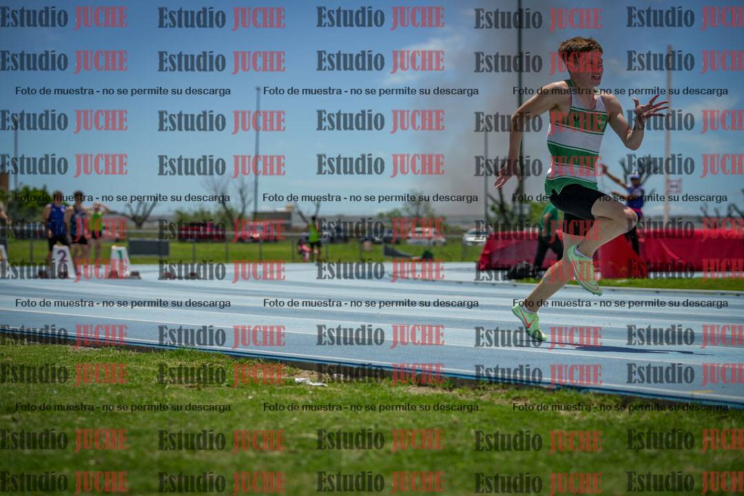 Fotos de los 100 m llanos de varones