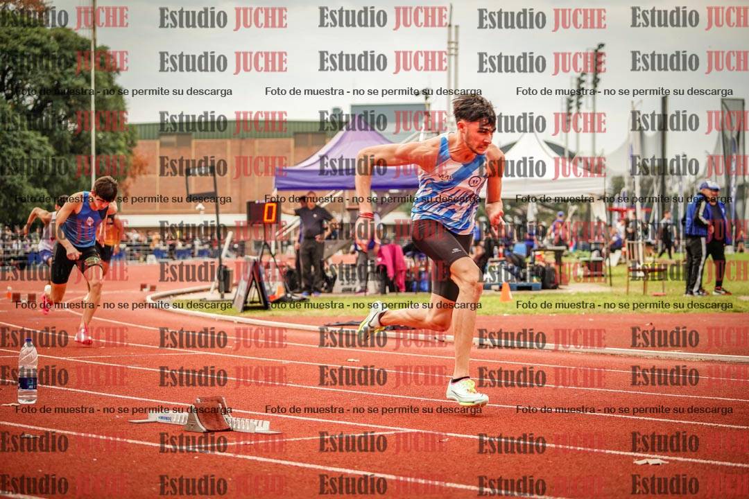 Fotos de los 400 m llanos de varones - FINAL
