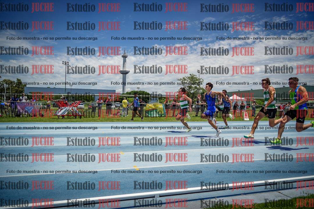 Fotos de los 100 m llanos de varones