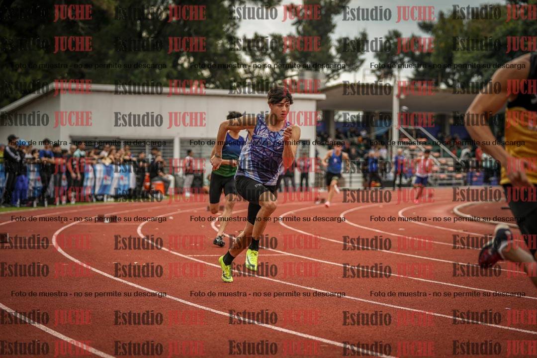 Fotos de los 400 m llanos de varones - FINAL