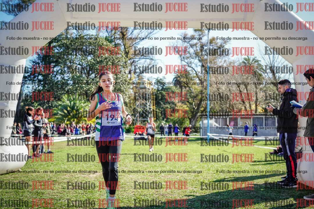 Fotos de la llegada del cross de 1500 m