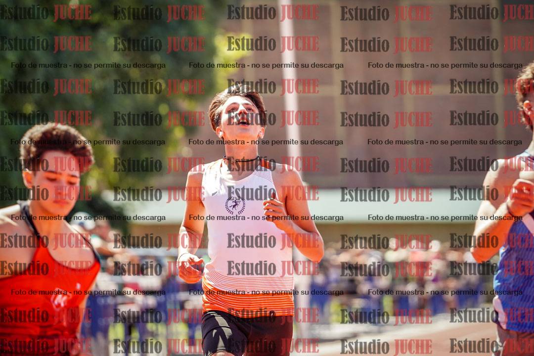 Fotos de los 100 m llanos de varones