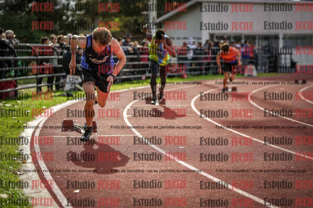Fotos de los 400 m llanos de varones