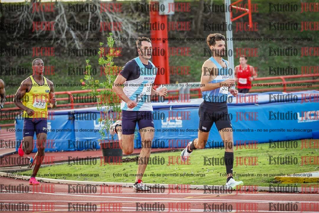 Fotos de los 1500 m llanos de varones - deca 10