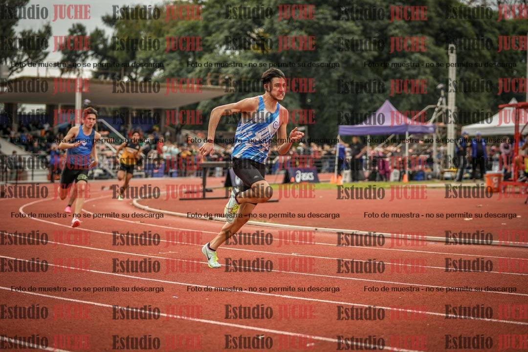 Fotos de los 400 m llanos de varones - FINAL