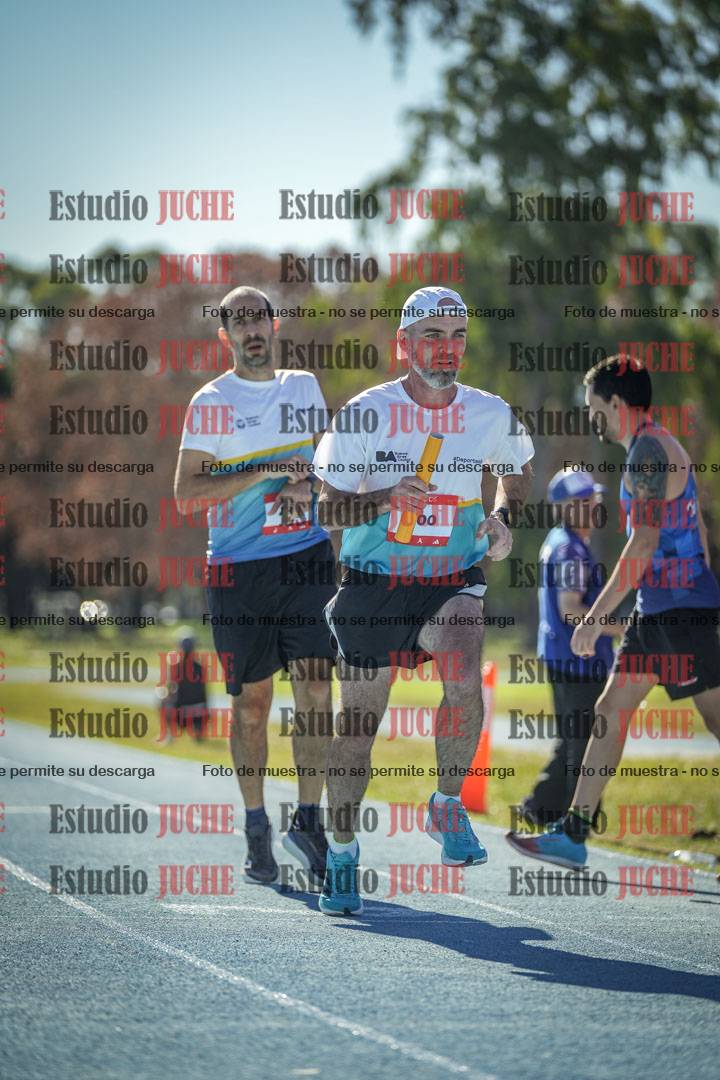 Fotos durante los relevos