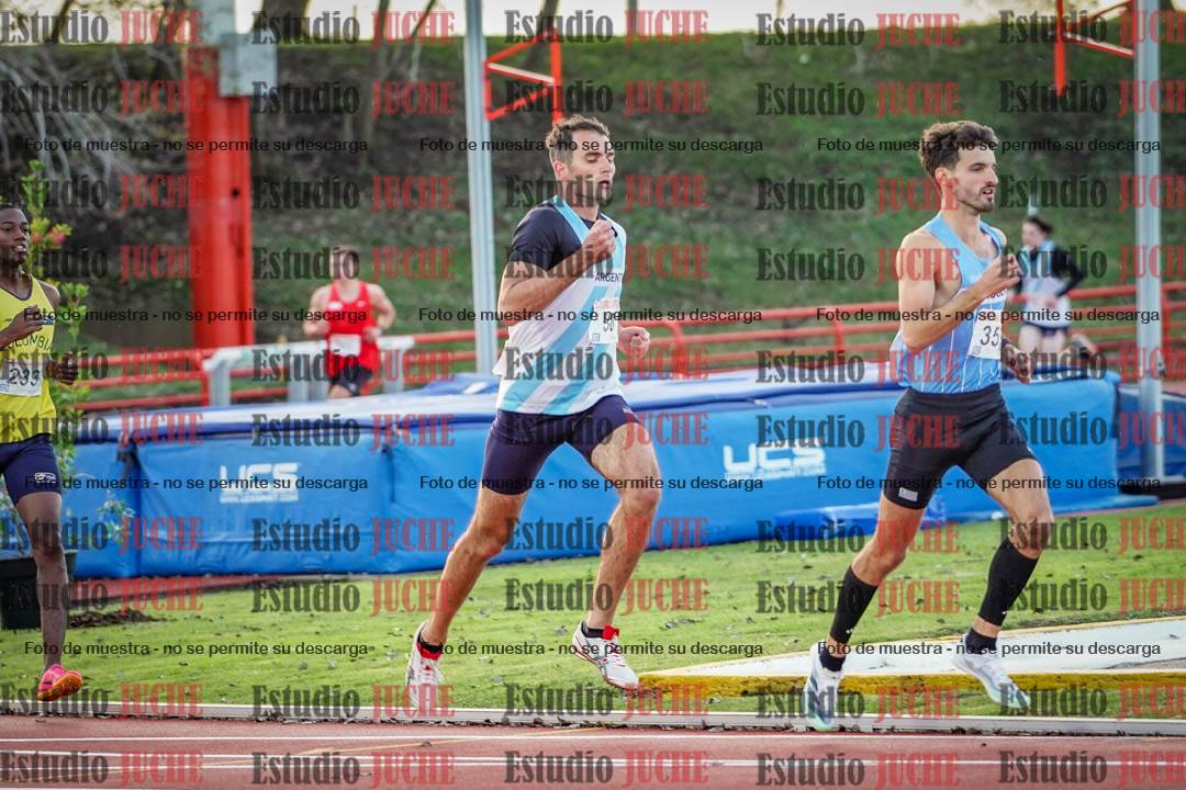 Fotos de los 1500 m llanos de varones - deca 10
