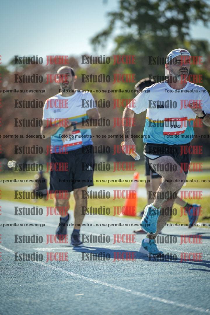 Fotos durante los relevos