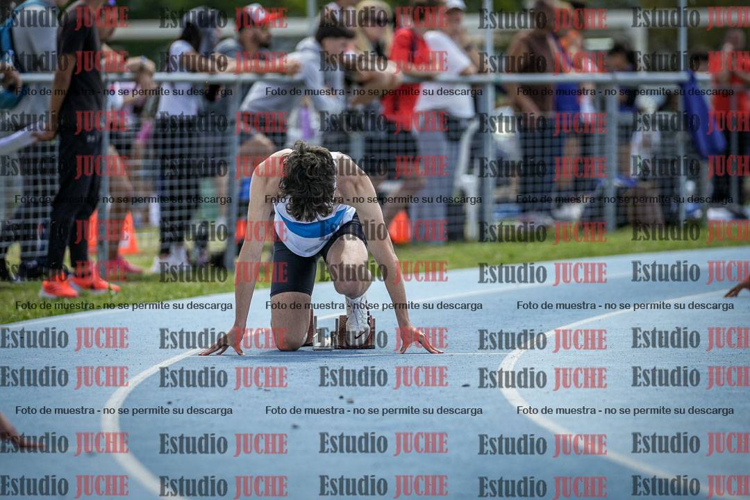 Fotos de los 400 m llanos de varones