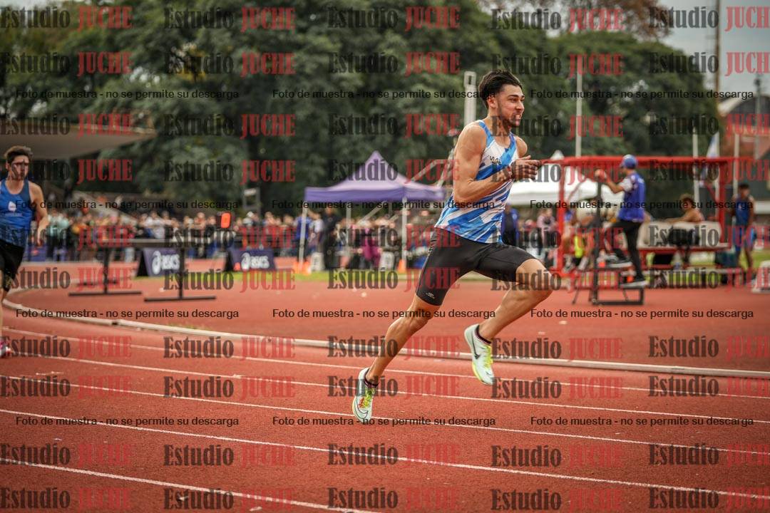 Fotos de los 400 m llanos de varones - FINAL