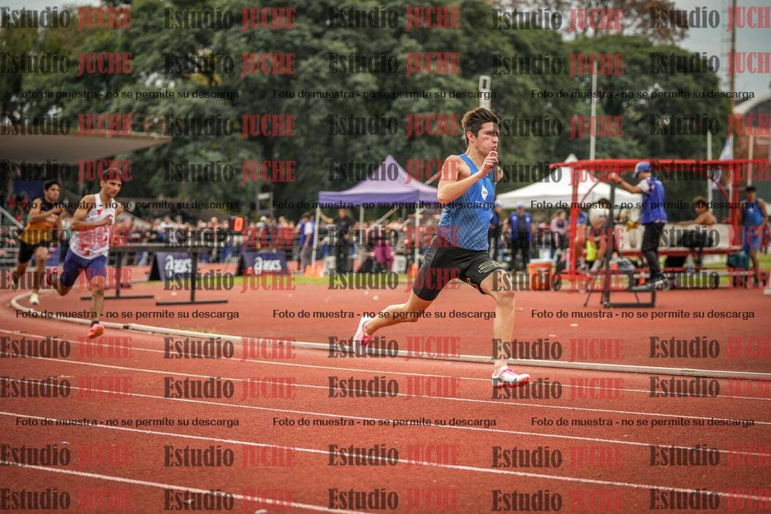 Fotos de los 400 m llanos de varones - FINAL
