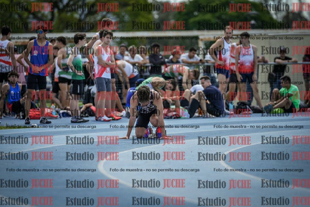 Fotos de los 400 m llanos de varones
