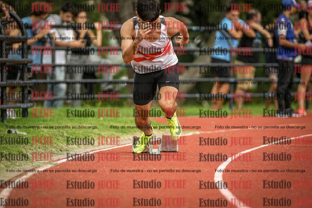 Fotos de los 200 m llanos de varones