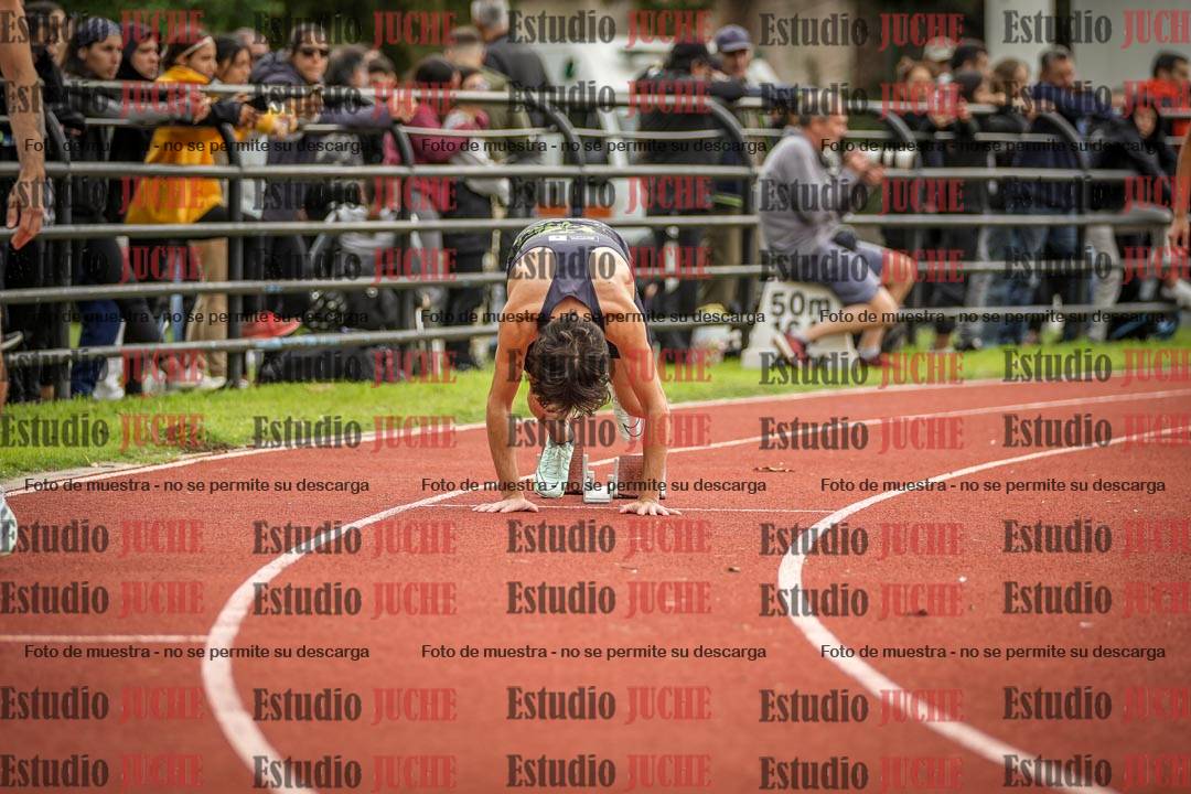 Fotos de los 400 m llanos de varones