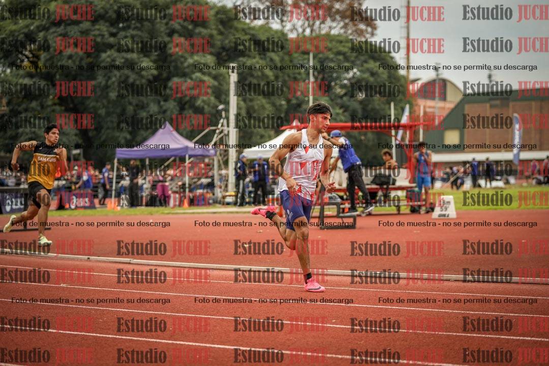 Fotos de los 400 m llanos de varones - FINAL