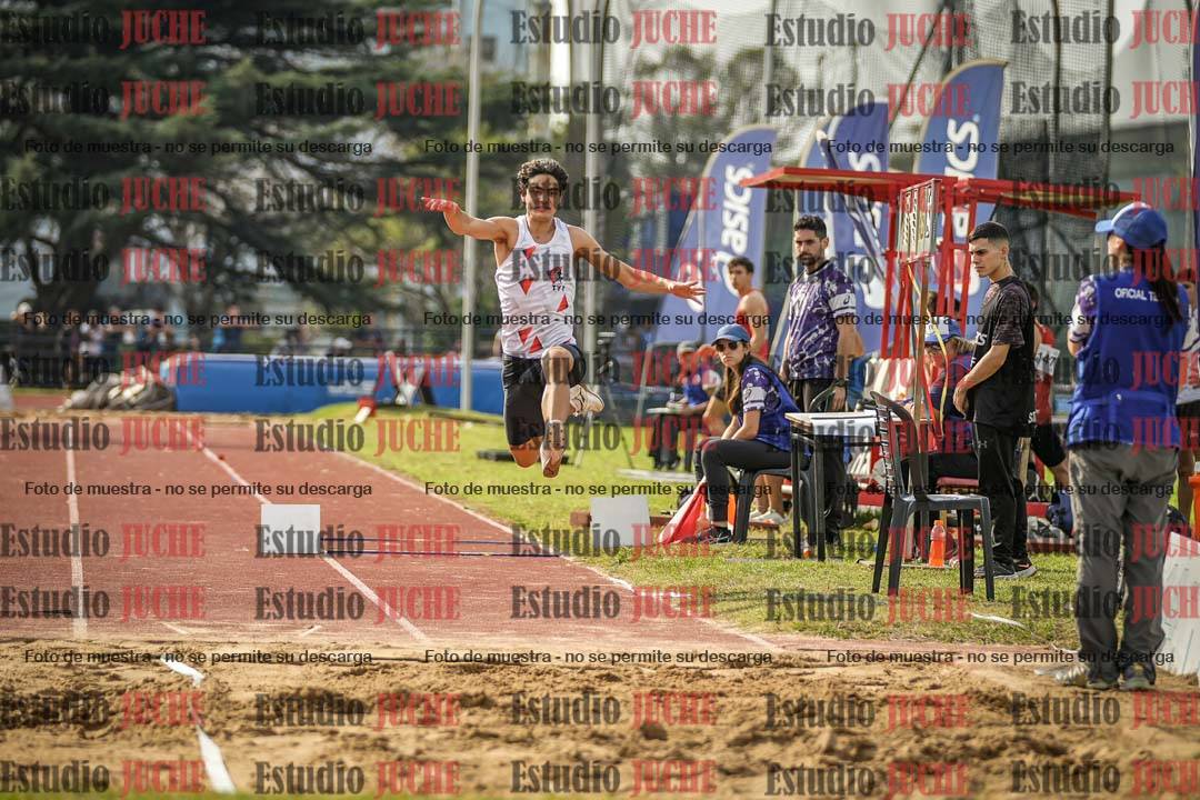 Fotos del salto en largo de varones