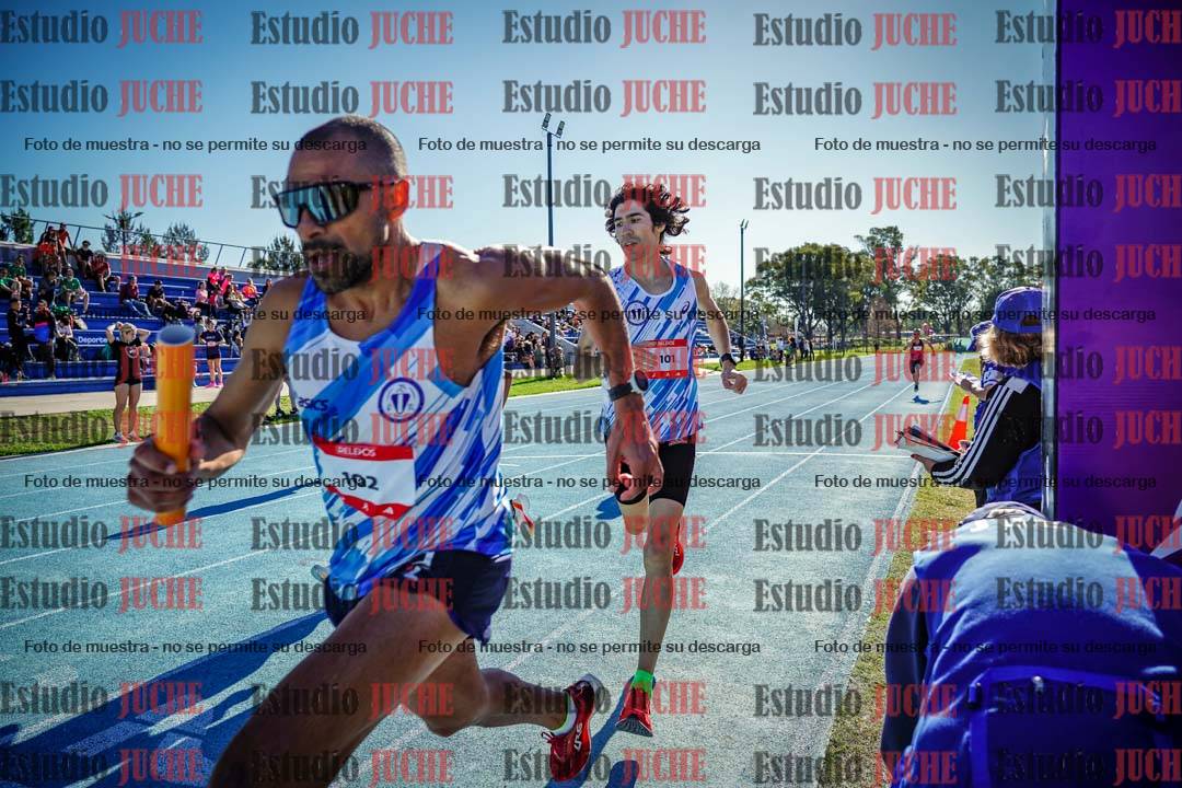 Fotos durante los relevos