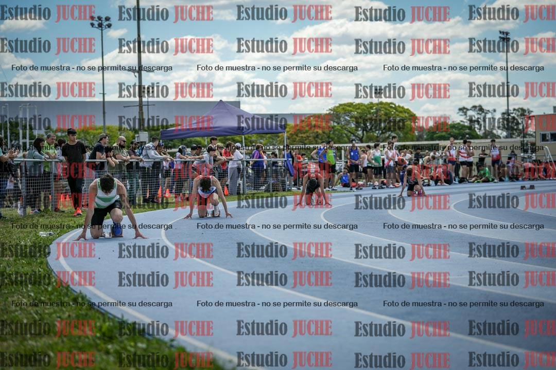 Fotos de los 400 m llanos de varones