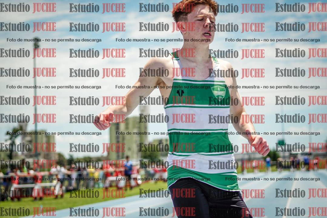 Fotos de los 100 m llanos de varones