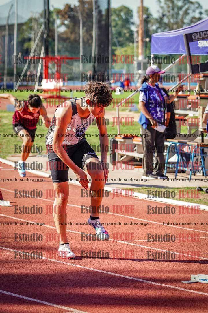 Fotos de los 400 m llanos de varones