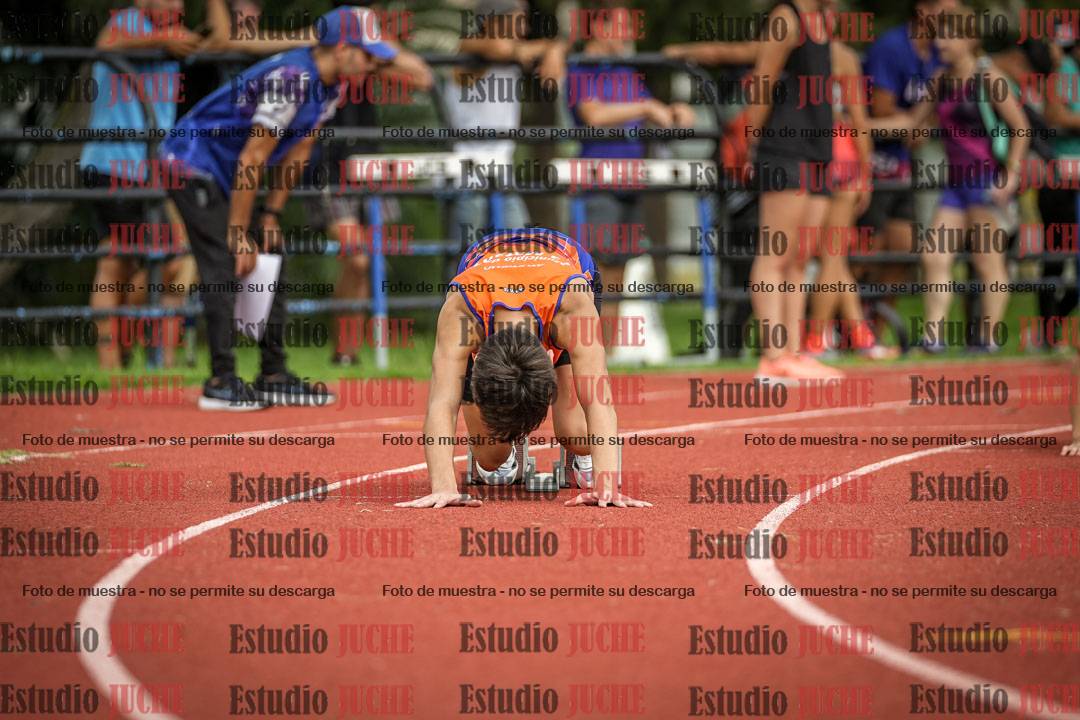 Fotos de los 200 m llanos de varones