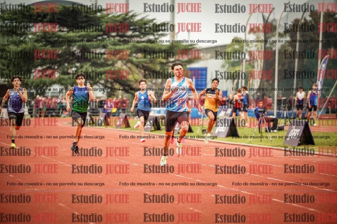 Fotos de los 400 m llanos de varones - FINAL