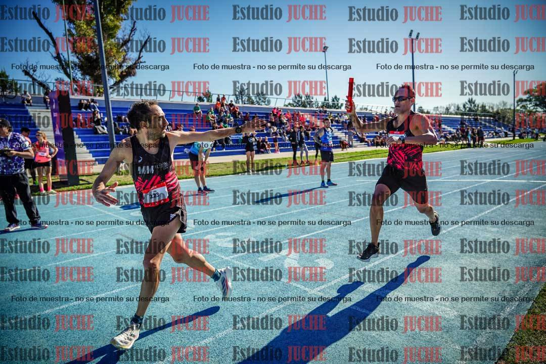 Fotos durante los relevos