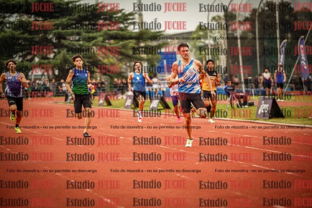 Fotos de los 400 m llanos de varones - FINAL
