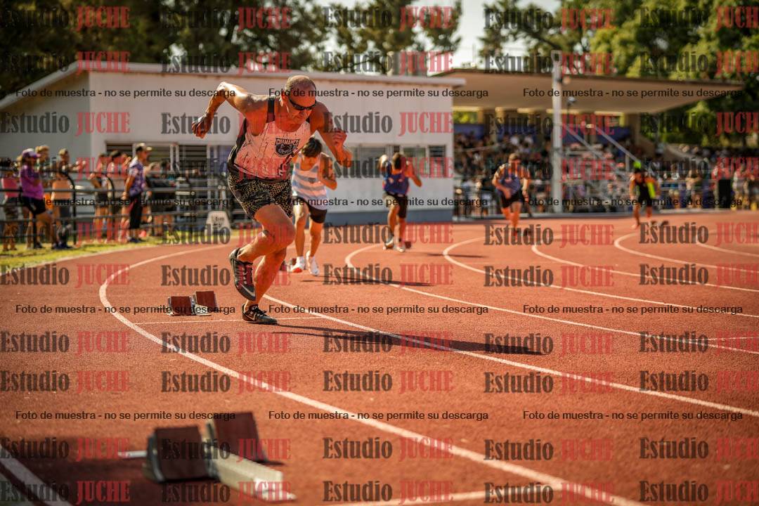 Fotos de los 400 m llanos de varones