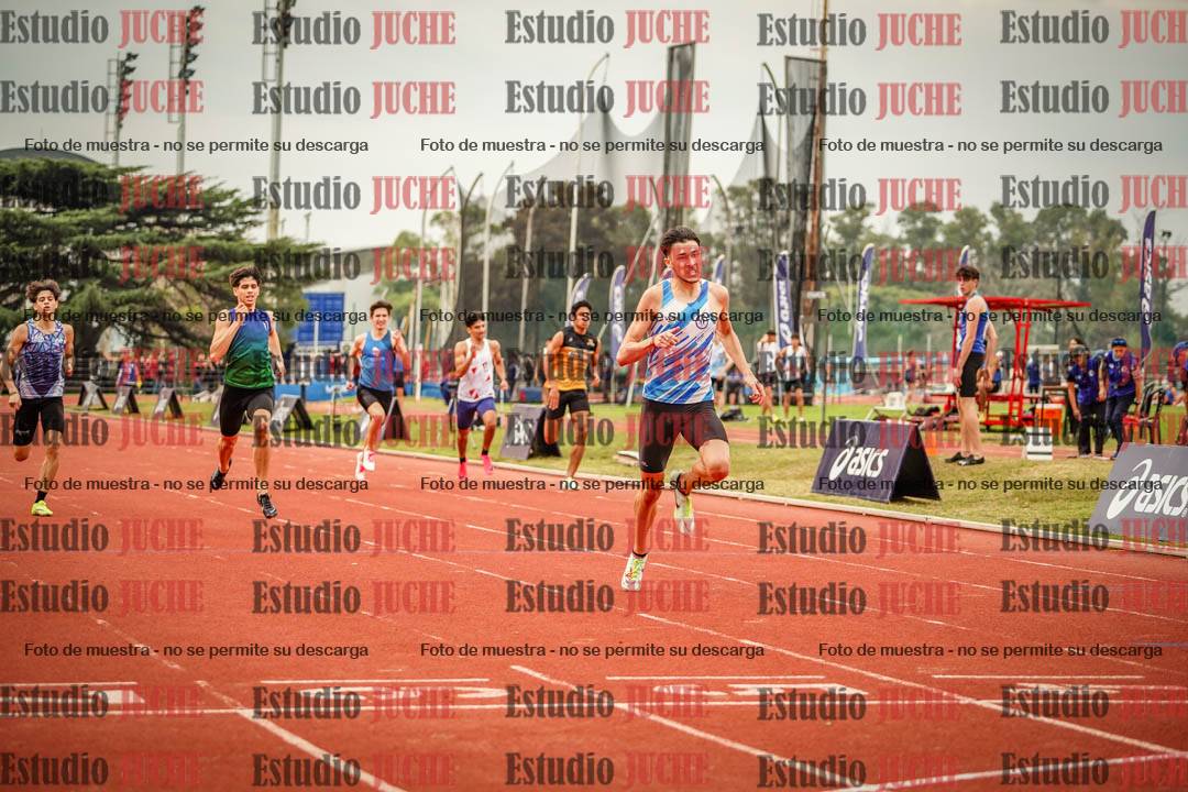Fotos de los 400 m llanos de varones - FINAL