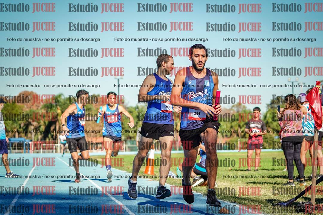 Fotos durante los relevos