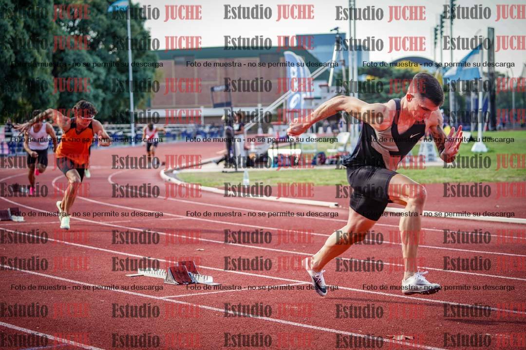 Fotos de los 400 m llanos de varones