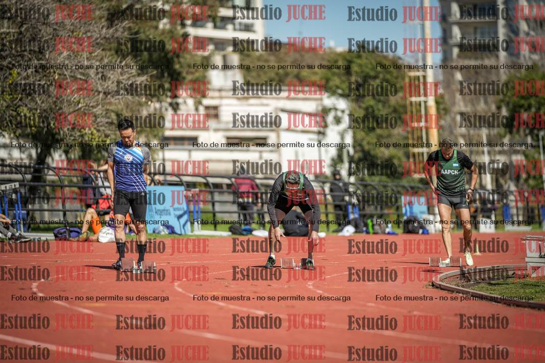 Fotos de los 200 m llanos de varones