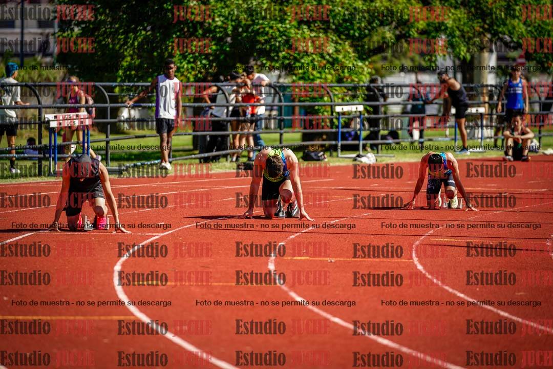 Fotos de los 200 m llanos de varones