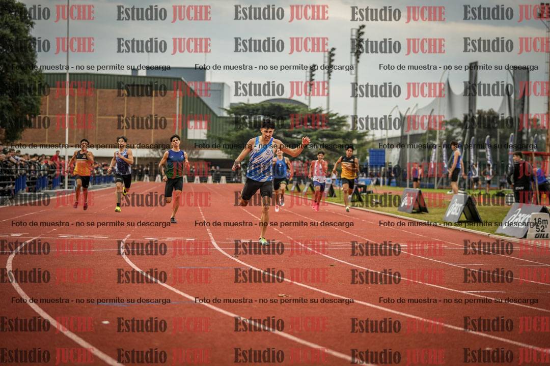 Fotos de los 400 m llanos de varones - FINAL