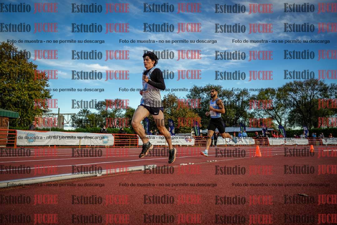 Fotos de los 1500 m llanos de varones - deca 10