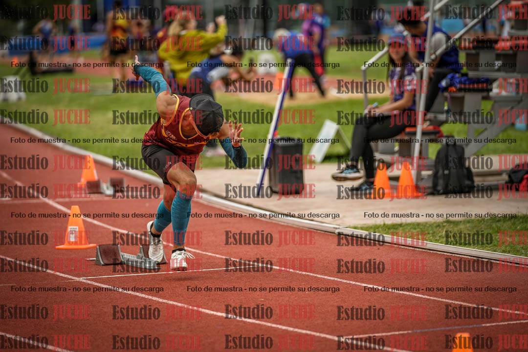 Fotos de los 400 m llanos de varones