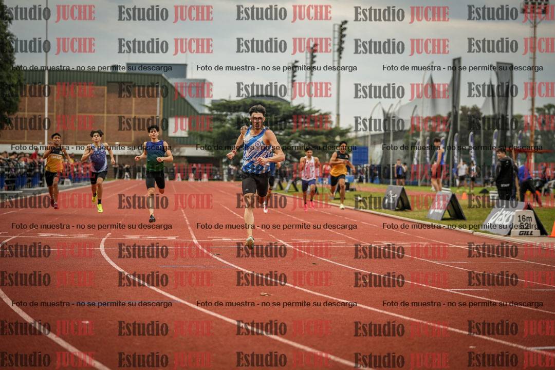 Fotos de los 400 m llanos de varones - FINAL