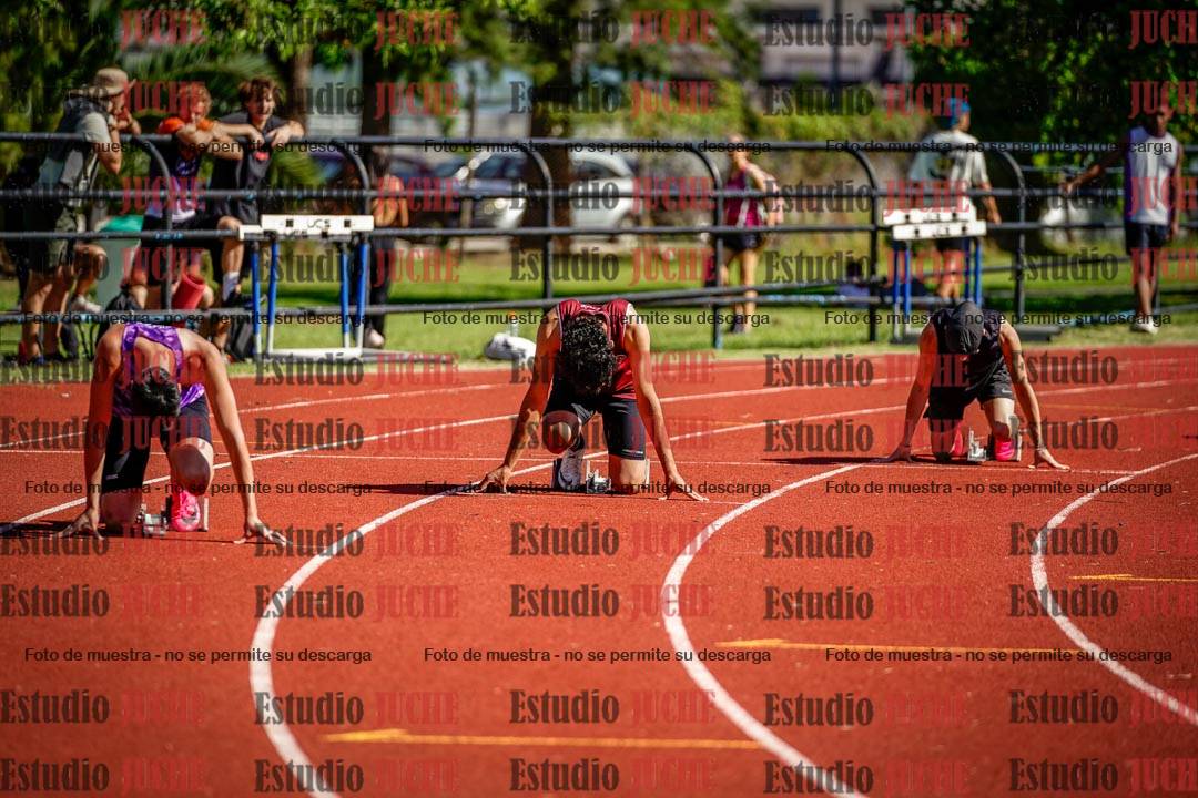 Fotos de los 200 m llanos de varones