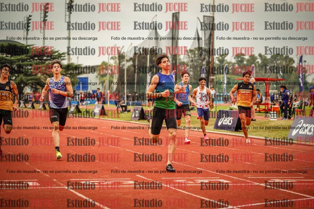 Fotos de los 400 m llanos de varones - FINAL