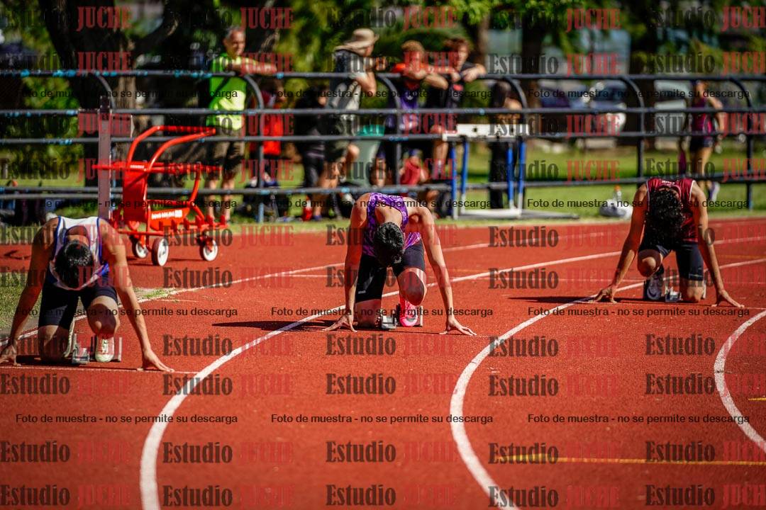 Fotos de los 200 m llanos de varones