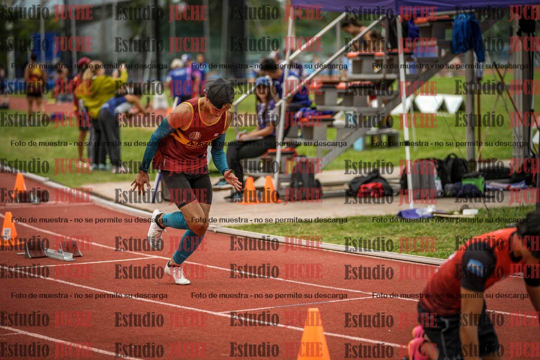 Fotos de los 400 m llanos de varones