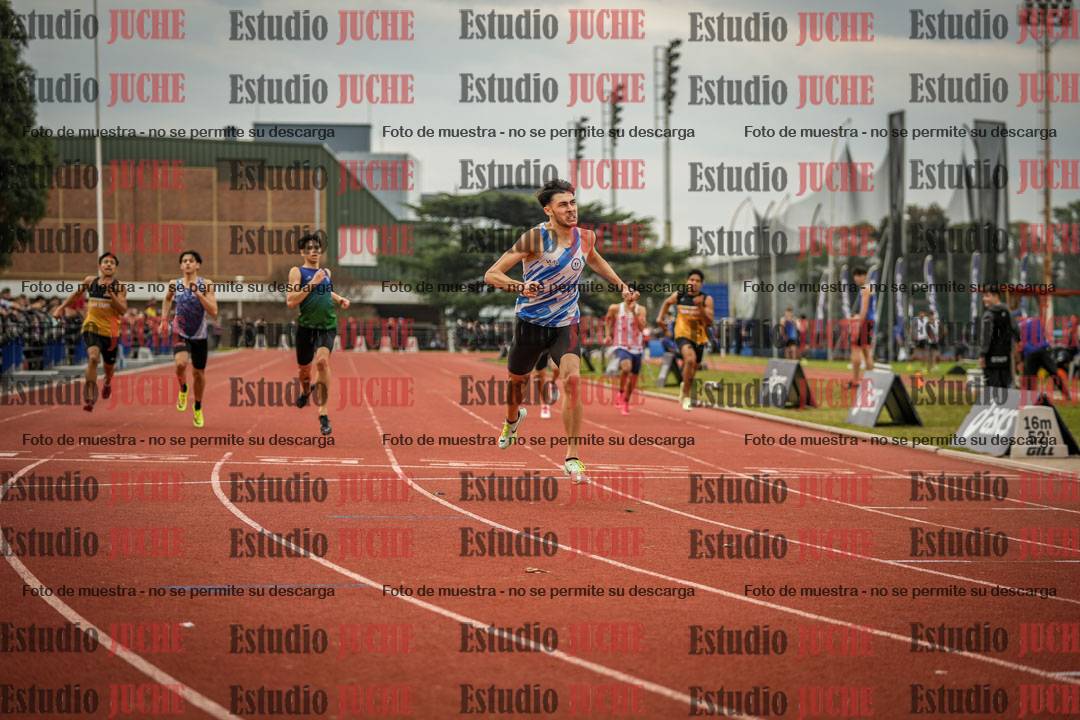 Fotos de los 400 m llanos de varones - FINAL