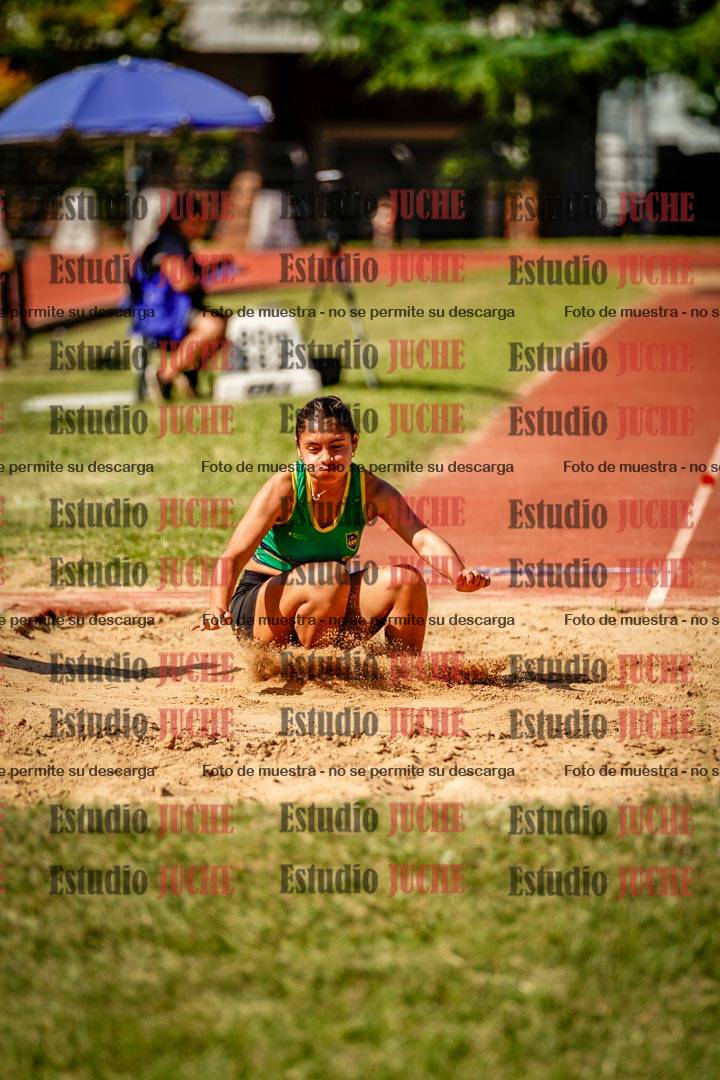 Fotos del salto en largo de mujeres