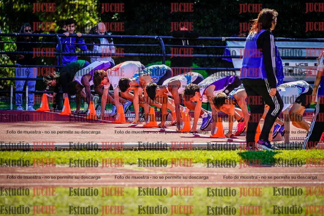 Fotos de los 80 m de varones
