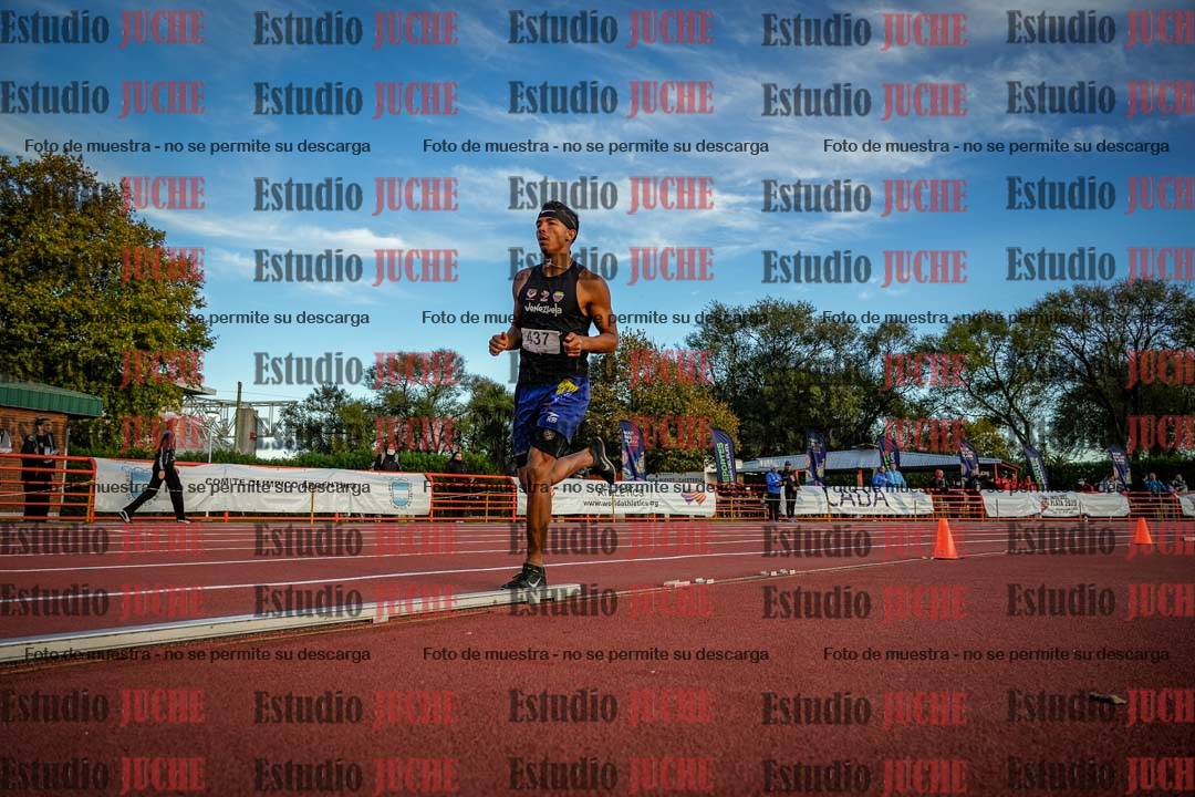 Fotos de los 1500 m llanos de varones - deca 10