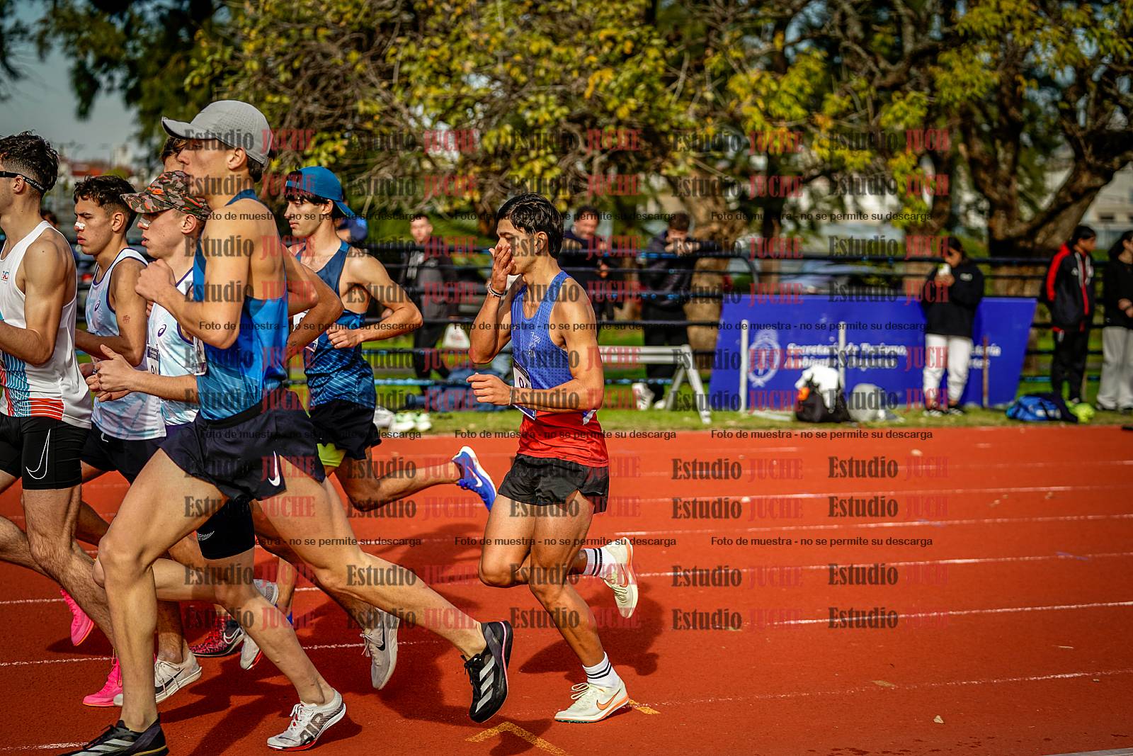Fotos de los 3000 m con obstáculos de varones