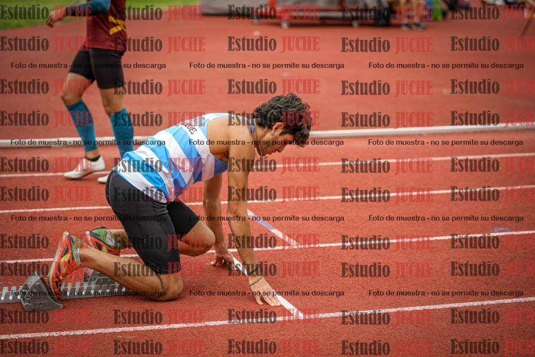 Fotos de los 400 m llanos de varones